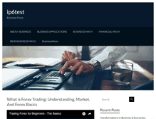 Tablet Screenshot of ip6test.com
